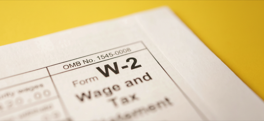 A W-2 form